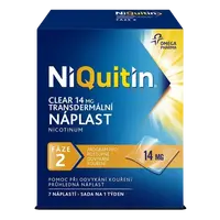 NIQUITIN Clear - Fáze 2 Nikotinové náplasti 7 x 14 mg