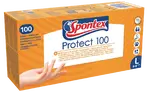 SPONTEX Jednorázové rukavice Protect L 100 ks