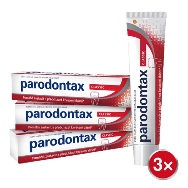 PARODONTAX Classic Zubní pasta 3 x 75 ml