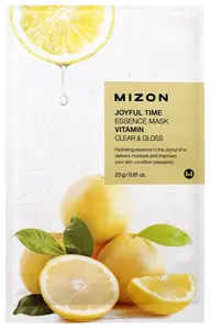 MIZON Joyful Time Essence Mask Vitamin Plátýnková maska s čisticím a osvěžujícím účinkem 23 g