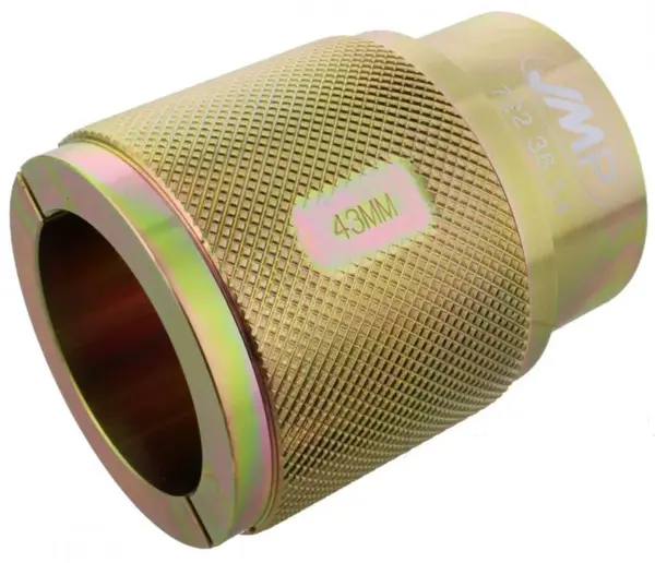 JMP Přípravky na montáž těsnění - simeringů předního tlumiče motocyklu, různé průměry Velikost: 43 mm