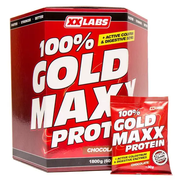 Xxlabs 100% gold maxx protein čokoláda sáčky 60x30 g