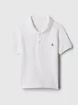 Biele chlapčenské polo tričko GAP