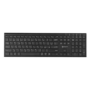 Powerton LIFE ULTRASLIM Klávesnice bezdrátová CZ/SK, černá