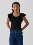 GAP  Dívčí Dětské žebrované tričko 499108-04 Veľkosť: M
