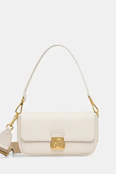 Kožená kabelka Coccinelle C-ME LOCK