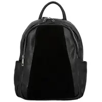 Dámský kožený batoh černý - Delami Vera Pelle Naoto