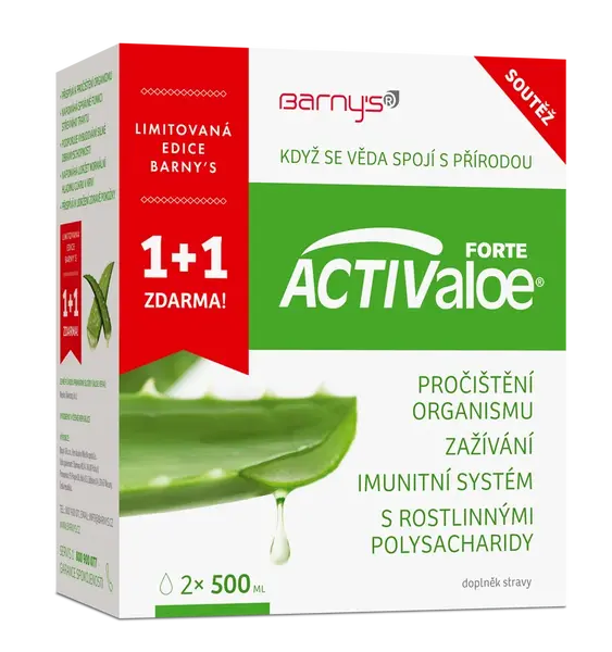 Barnys ACTIValoe FORTE 2x500ml limitovaná edice