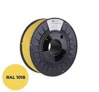 C-Tech 3DF-P-PLA1.75-1018 3D filament, PREMIUM LINE, PLA, zinková žlutá, RAL1018, 1,75mm, 1kg