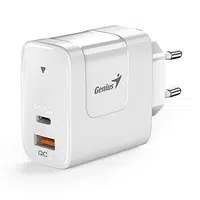 Genius Síťový adaptér 65W, 2 porty, USB-C, USB-A, PD-65AC