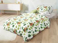 Bavlněné povlečení do postýlky LENOCHOD bílé