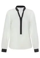 LASCANA Blúzka  nebielená / čierna