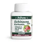 MedPharma Echinacea 600 Forte + kurkumin + vitamin C + bez černý + zinek 67 tablet