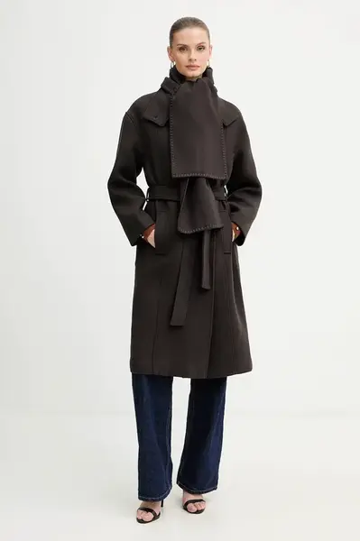 Kabát s příměsí vlny Morgan