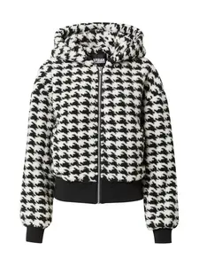 Urban Classics Prechodná bunda  čierna / biela