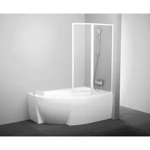 Ravak Supernova vanová zástěna 160x160 cm bílá 76p90100z1 VSK2RO160T0P