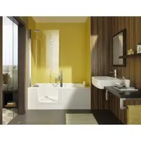 Juwel Duett vaňa s dvierkami 160x75 cm akrylát pravá SIKOVAD160P