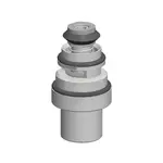 Prepínač Paffoni chróm ZDEV003CR