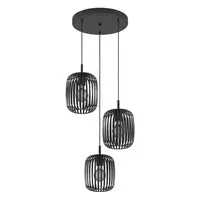 Závesné osvetlenie Eglo ROMAZZINA čierna 900686