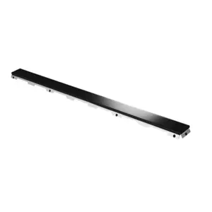 Tece Drainline rošt 65 cm sklo černá lesk plný 600792