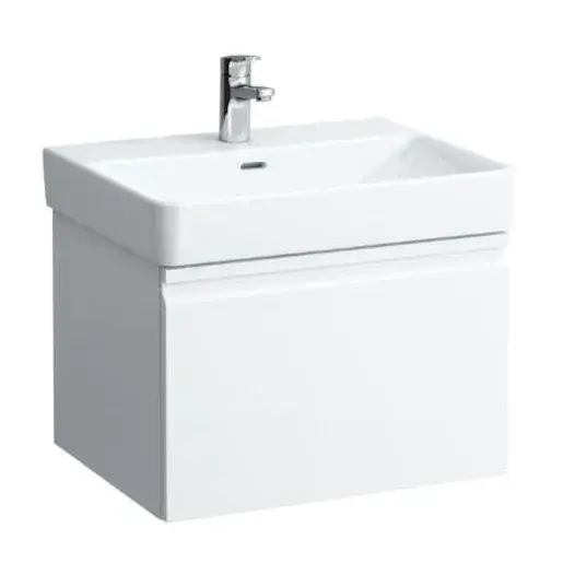 Laufen Pro S kúpeľňová skrinka pod umývadlo 57x45x39 cm biela lesk h4833710964751 8337.1.096.464.1