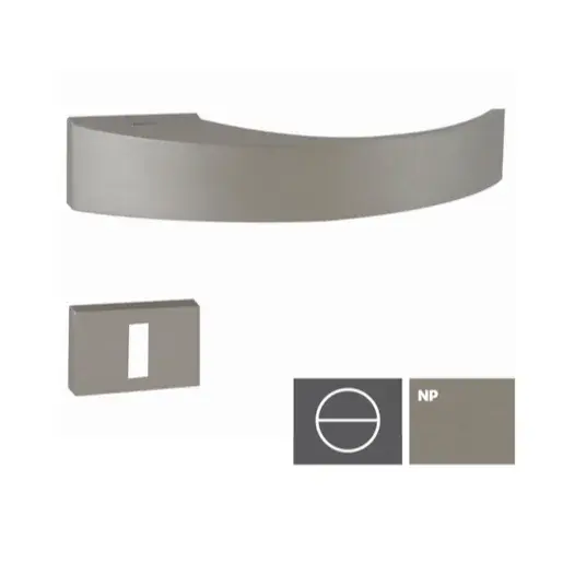 Kľučka Dedos, nikel perla, WC Gombík DEDOSRTNPWC