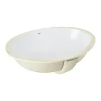 Grohe Bau Ceramic zápustné umývadlo 56x42 cm alpská biela bez otvoru pre batériu 39423000 G39423000