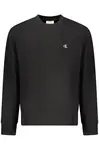 CALVIN KLEIN MEN'S BLACK ZIP-UP SWEATSHIRT