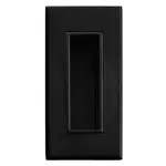 Úchyt na posuvné dvere hranatý, čierna matná TI2650BS