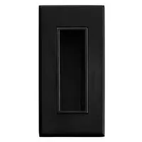 Úchyt na posuvné dvere hranatý, čierna matná TI2650BS