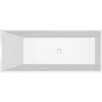 Polysan Hersis voľne stojaca vaňa 170x72 cm liaty mramor ľavá aj pravá 10613