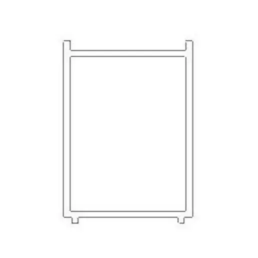 Rozširovací profil k bočnej stene TEXSTENA v. 195cm, 20mm