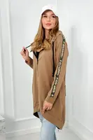 Kesi Mikina se zipem na zádech camel
