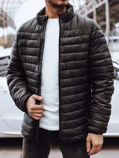 Pánská přechodná bunda Barva černá DSTREET