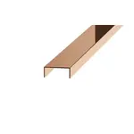 Lišta dekoračná "U" Eviso bronze lesk, nerez PVD, dĺžka 270 cm, šírka 10 mm, PRBR0001