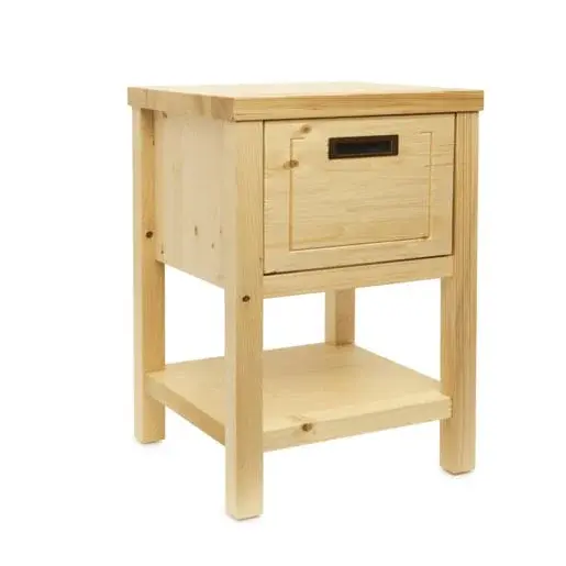 Kúpeľňová skrinka nízka Naturel Country 55x72,5x40 cm prírodná COUNTRYN55ZNA