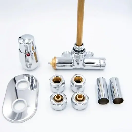 HOPA Single-Set ventil pre ústredné vykurovanie chróm VENTILUNIKOSETC