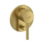 Kludi Bozz sprchová a vaňová batéria bez podomietkového telesa brúsené zlato 38716N076