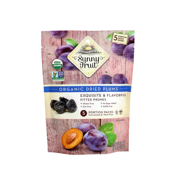 Sunny Fruit BIO Švestky sušené na slunci 5x30 g
