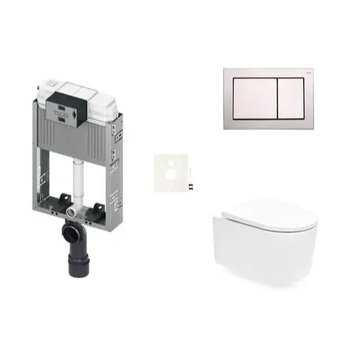 Závesný WC set na zamurovanie SAT SIKOTZREX67CR