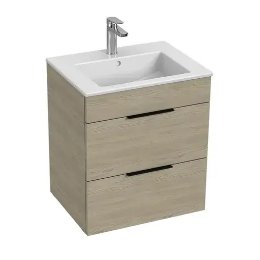 Jika Cube kúpeľňová skrinka s umývadlom 55x43x62,2 cm jaseň H4536121765141