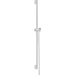 Hansgrohe Unica sprchová tyč na stenu s držiakom sprchy a sprchovou hadicou matná biela 24401700