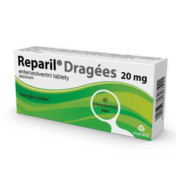 Reparil Dragées 20 mg 40 tablet