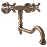 RAV SLEZÁK Morava drezová batéria s otočným ramienkom 100 mm stará mosadz mk101.0/29sm MK101.029SM