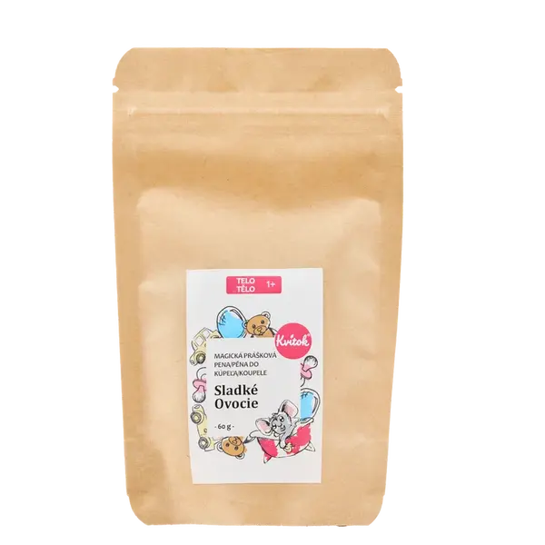 KVITOK Magická pena do kúpeľa Sladké ovocie 60 g