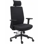 Otáčecí křeslo Prospero látka černá