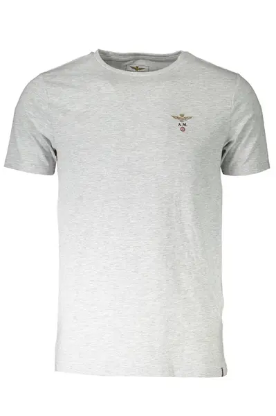 AERONAUTICA MILITARE GRAY MAN EXTERNAL T-SHIRT