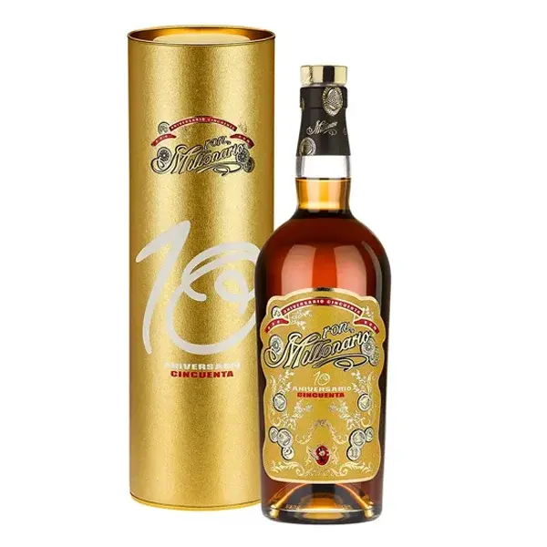 Millonario 10 Aniversario Cincuenta 40% 0,7 l (tuba)