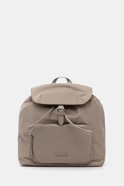 Ruksak Marc O'Polo dámsky, béžová farba, malý, jednofarebná, 5000009130