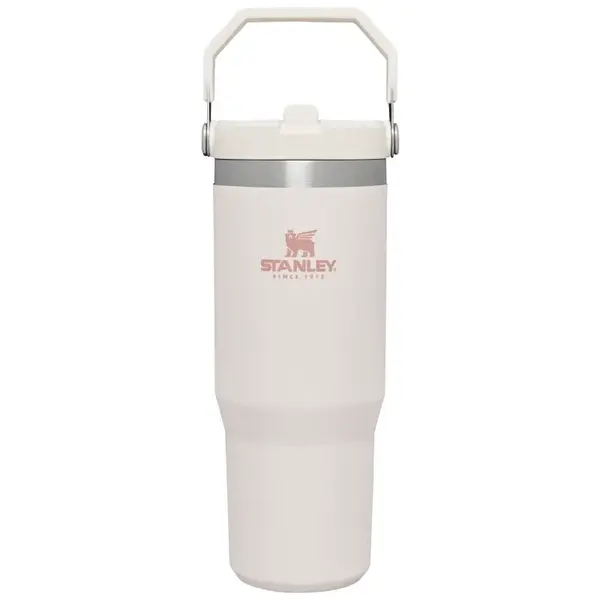 Stanley TUMBLER se slámkou/brčkem rose quartz Termohrnek